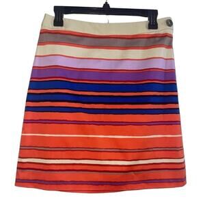 NWT! The Limited Multi Color Festive Office Siren Pencil Skirt - Size Small